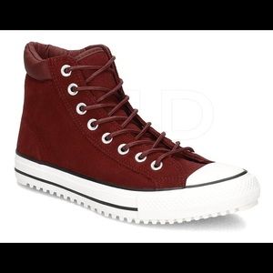 Burgundy Converse CTAS BOOT PC HI